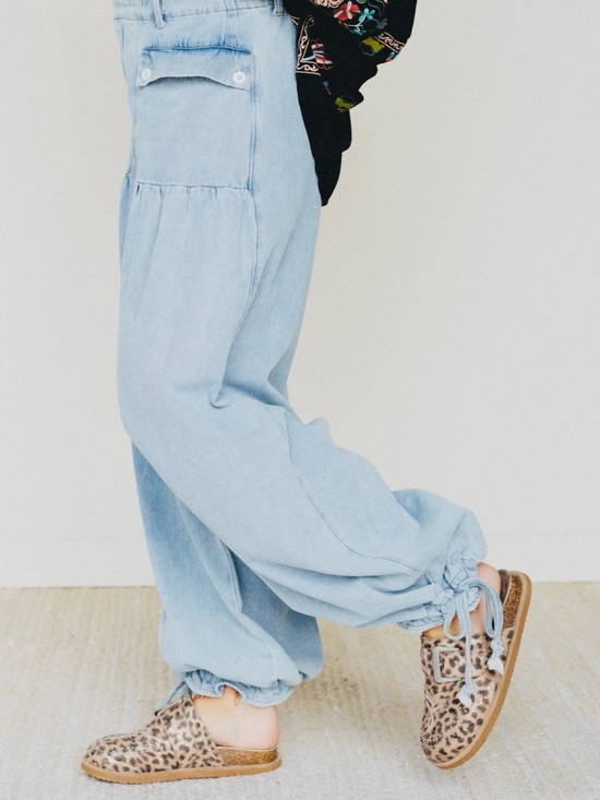 Three Bird Nest Denim - Three Bird Nest Light Blue Wide Leg Jeans